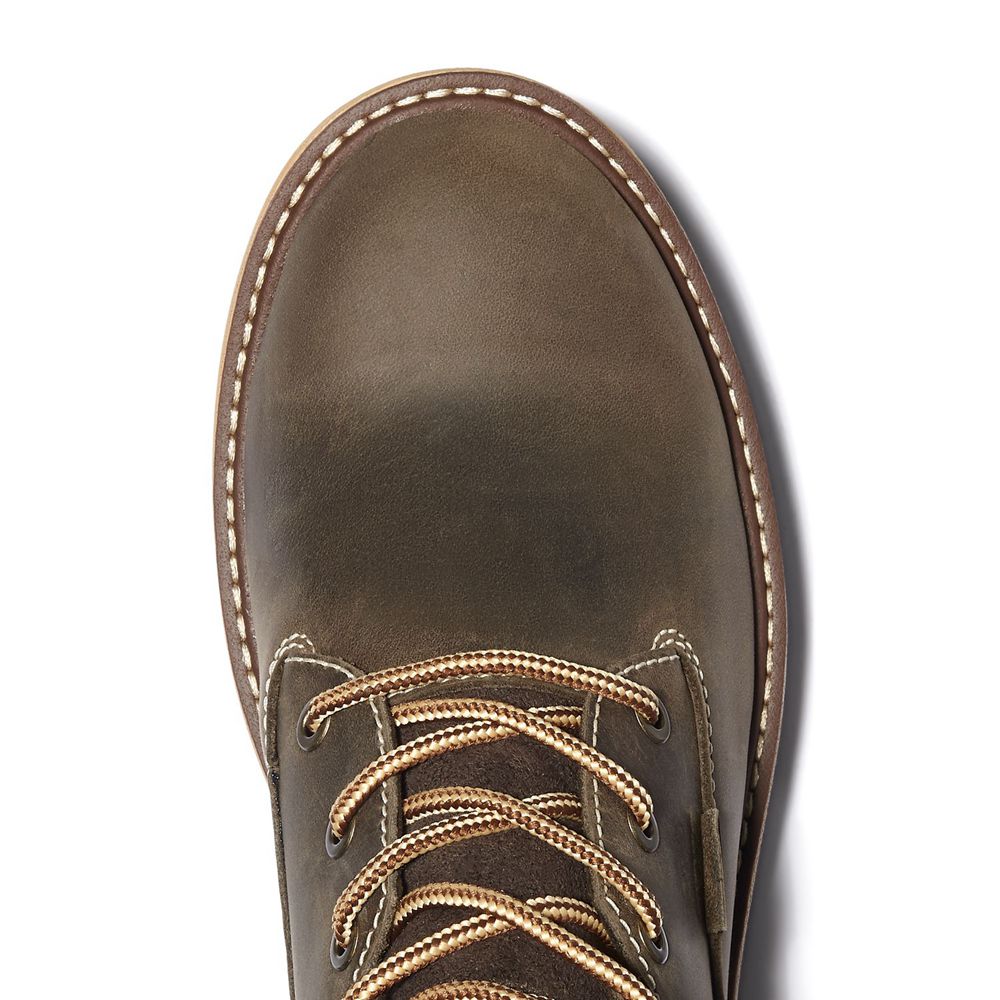 Botas de Trabajo Timberland Mujer Pro® Hightower 6” Soft Toe Marrones - Chile KGE-312409